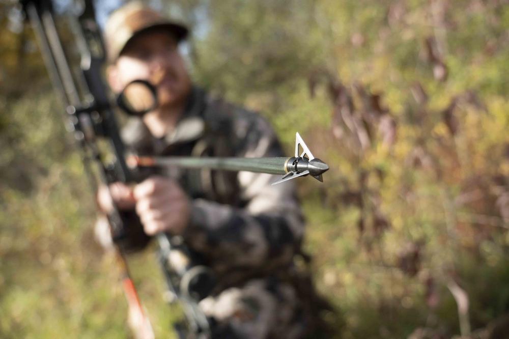 NAP Hellrazor Broadhead | 1 Piece All-Steel Fixed Blade