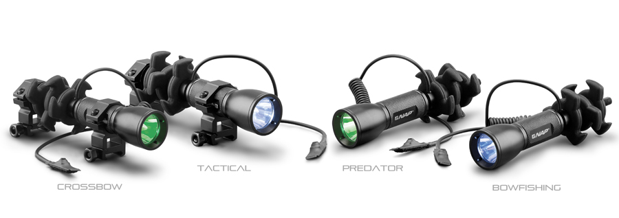 Details about   NAP 60-795 Apache Predator Stabilizer Green LED Flashlight Bow Light 